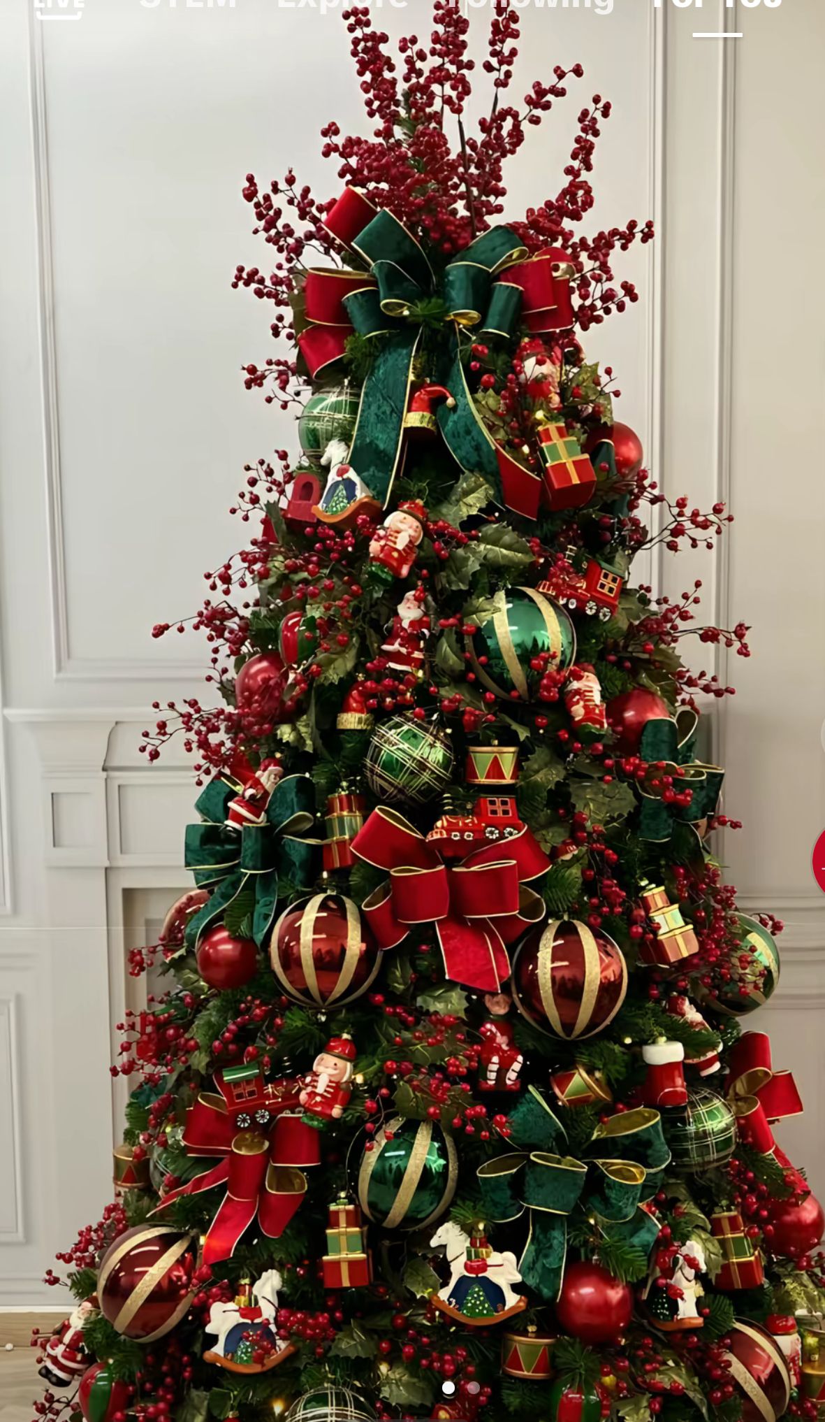 Árvore De Natal Luxo 150cm  Decorada Com Luzes 